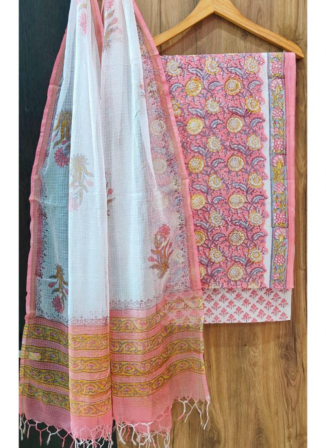 Cotton Multi Colour Casual Wear Printed Dress Material